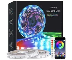 Išmani 5050 RGB LED Juosta 15 m su Bluetooth funkcija