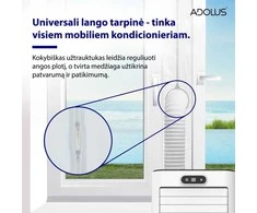 Kondicionierius Lango tarpinė Adolus (400 cm) mobiliam oro kondicionieriui