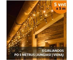 Lauko girlianda varvekliai PROLED IP67 25m