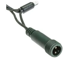 Lauko ir vidaus girlianda (šiltai baltos LED lemputės) 100 m PROLED juoda