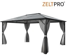 Lauko pavėsinė Zeltpro Deluxe 300x400 Pilka