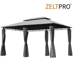 Lauko pavėsinė Zeltpro Prime 300x400 Pilka