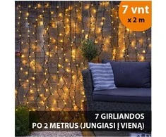 Lempučių užuolaida (girlianda) PROLED IP67 14x2 m