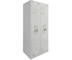 Metalinė persirengimo spintelė keturvietė, dviejų lygių, L formos Rehalt Systems 1800 x 800 x 500