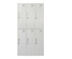 Metalinė persirengimo spintelė šešiavietė, dviejų lygių Rehalt Systems 1800 x 900 x 500