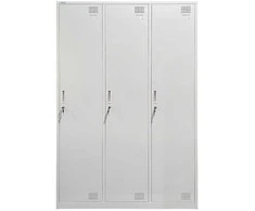 Metalinė persirengimo spintelė trivietė su pertvara Rehalt Systems 1800 x 1200 x 500