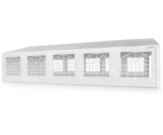 PE Palapinė - Paviljonas Zeltpro 5 x 10 Baltas