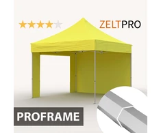 Prekybinė Palapinė 2x2 Geltona Zeltpro PROFRAME