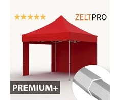 Prekybinė Palapinė 3x3 Raudona Zeltpro PREMIUM+