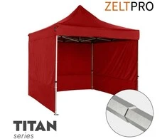 Prekybinė Palapinė 3x3 Raudona Zeltpro TITAN