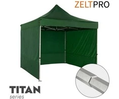 Prekybinė Palapinė 3x3 Žalia Zeltpro TITAN