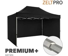 Prekybinė Palapinė 3x4,5 Juoda Zeltpro PREMIUM+
