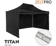 Prekybinė Palapinė 3x4,5 Juoda Zeltpro TITAN