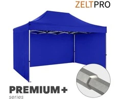 Prekybinė Palapinė 3x4,5 Mėlyna Zeltpro PREMIUM+