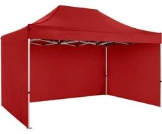 Prekybinė Palapinė 3x4,5 Raudona Zeltpro PREMIUM+