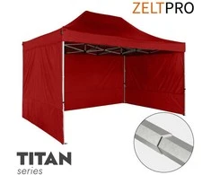 Prekybinė Palapinė 3x4,5 Raudona Zeltpro TITAN