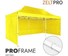 Prekybinė Palapinė 3x6 Geltona Zeltpro PROFRAME