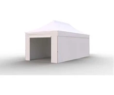 Prekybinė Palapinė 4x6 Balta Zeltpro PREMIUM+ su 4 sienomis, krepšiu