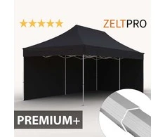 Prekybinė Palapinė 4x6 Juoda Zeltpro PREMIUM+