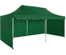 Prekybinė Palapinė 4x6 Žalia Zeltpro PREMIUM+ su 4 sienomis, krepšiu