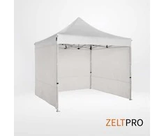 Prekybinės palapinės stogas ir sienos (4 vnt.) komplektas 3x3 Balta Zeltpro TITAN