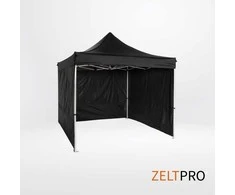 Prekybinės palapinės stogas ir sienos (4 vnt.) komplektas 3x3 Juoda Zeltpro PROFRAME