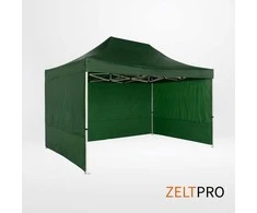 Prekybinės palapinės stogas ir sienos (4 vnt.) komplektas 3x2 Žalia Zeltpro PROFRAME