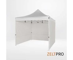 Prekybinės palapinės stogas ir sienos (4 vnt.) komplektas 2x2 Balta Zeltpro PROFRAME