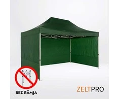 Prekybinės palapinės stogas ir sienos (4 vnt.) komplektas 3x2 Žalia Zeltpro PROFRAME