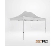 Prekybinės palapinės stogas ir sienos (4 vnt.) komplektas 3x4,5 Balta Zeltpro TITAN