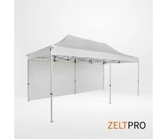 Prekybinės palapinės stogas ir sienos (4 vnt.) komplektas 3x6 Balta Zeltpro TITAN