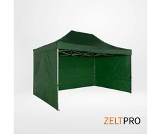 Prekybinės palapinės stogas ir sienos (4 vnt.) komplektas 3x4,5 Žalia Zeltpro TITAN