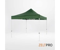 Prekybinės palapinės stogas ir sienos (4 vnt.) komplektas 3x3 Žalia Zeltpro PROFRAME