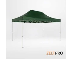 Prekybinės palapinės stogas ir sienos (4 vnt.) komplektas 3x4,5 Žalia Zeltpro PROFRAME