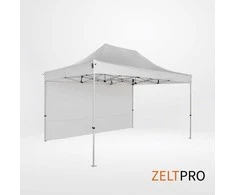 Prekybinės palapinės stogas ir sienos (4 vnt.) komplektas 3x4,5 Balta Zeltpro TITAN