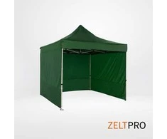 Prekybinės palapinės stogas ir sienos (4 vnt.) komplektas 3x3 Žalia Zeltpro TITAN