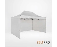 Prekybinės palapinės stogas ir sienos (4 vnt.) komplektas 3x4,5 Balta Zeltpro TITAN