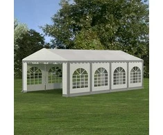PVC Palapinė - Paviljonas Zeltpro 4 x 8 Baltas/Pilkas