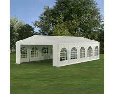 PVC Palapinė - Paviljonas Zeltpro 5 x 10 Baltas