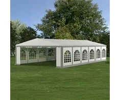 PVC Palapinė - Paviljonas Zeltpro 6 x 12 Baltas/Pilkas
