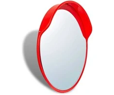 Sferinis kelio veidrodis d80 cm Eurostal Raudonas