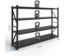Stelažas 2500x2000x500 keturių lentynų Rehalt Systems bazinė dalis