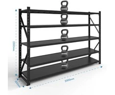 Stelažas 2500x2000x500 penkių lentynų Rehalt Systems bazinė dalis