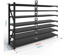 Stelažas 2500x2000x500 septynių lentynų Rehalt Systems prijungiama dalis