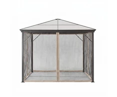 Tinkleliai nuo uodų (4 sienos) skirtos Lauko Pavėsinei Zeltpro Deluxe 300x300 Ruda