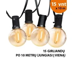 Tonro Lauko girlianda (LED lemputės) 150 m Elegance