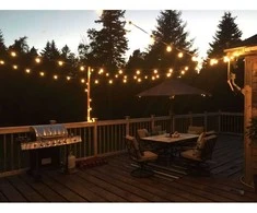 Tonro Lauko girlianda (LED lemputės) 150 m Glow juoda