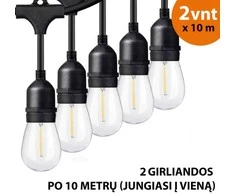 Tonro Lauko girlianda (LED lemputės) 20 m Drop
