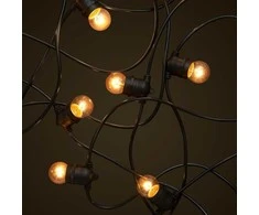 Tonro Lauko girlianda (LED lemputės) 30 m Glow juoda