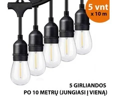 Tonro Lauko girlianda (LED lemputės) 50 m Drop